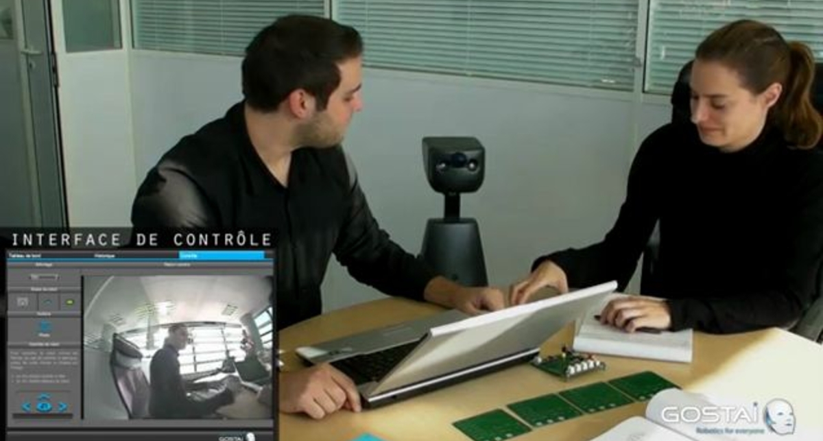 Роботы-помощники Gostai