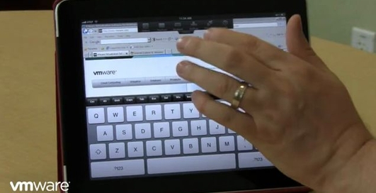 Интерфейс для iPad от VMware
