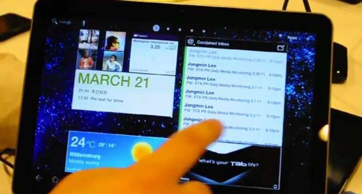 Обновление Samsung Galaxy Tab 8, 9 и новая модель Galaxy Tab 10.1