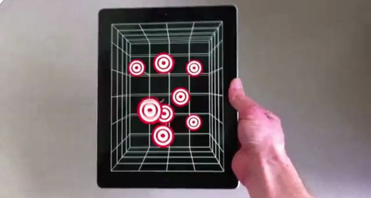 Трехмерное изображение на экране IPad 2