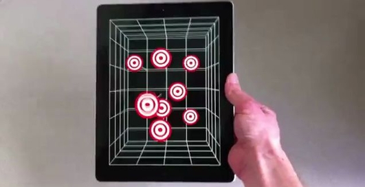 Трехмерное изображение на экране IPad 2