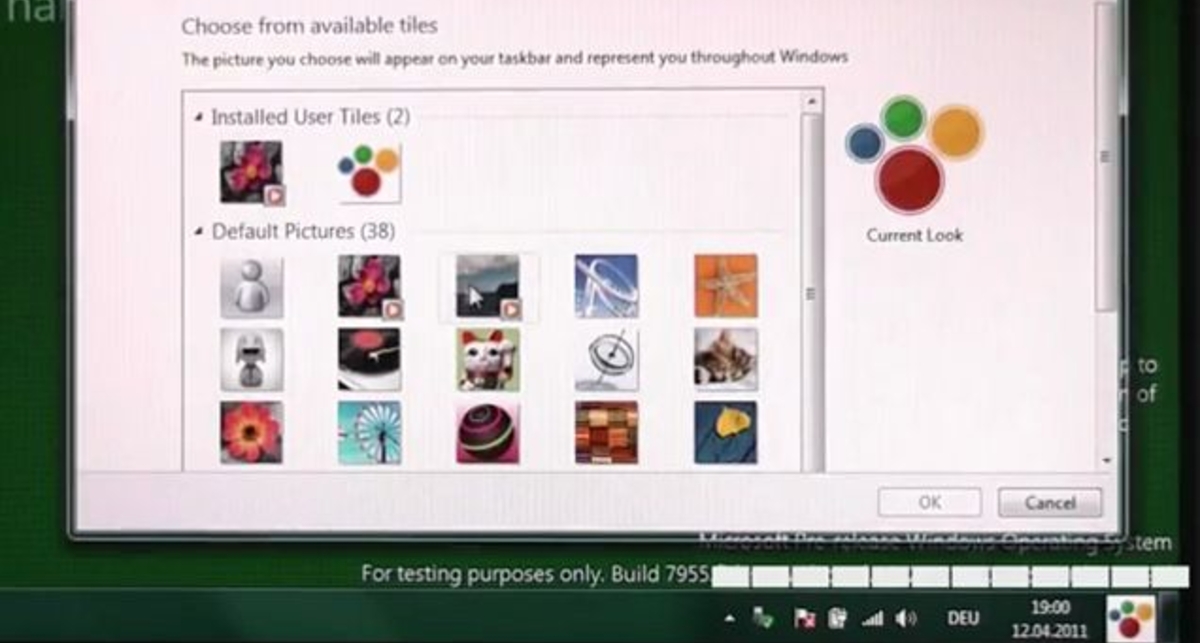 Первое видео интерфейса Windows 8