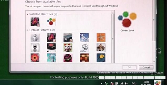Первое видео интерфейса Windows 8