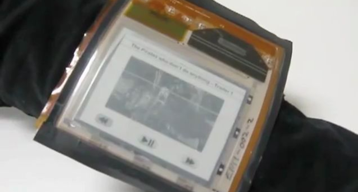 Snaplet - гибкий прототип планшета и телефона