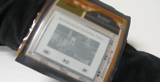 Snaplet - гибкий прототип планшета и телефона