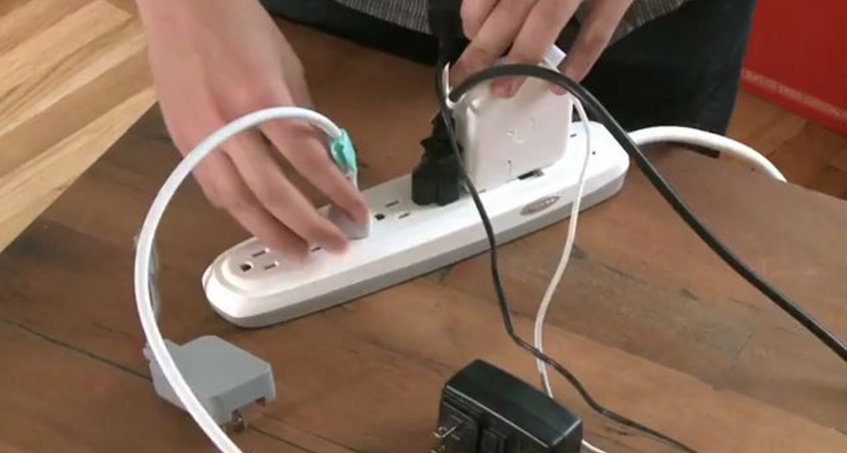 Креативный электрический удлинитель