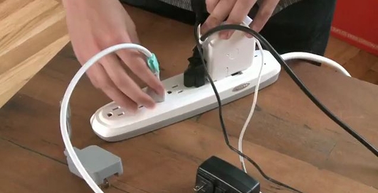 Креативный электрический удлинитель