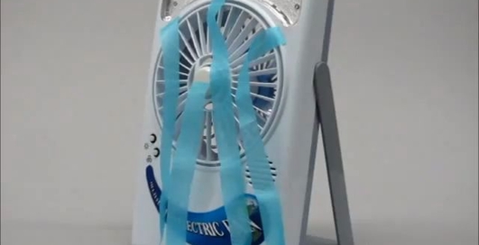 Solar Fan with LED - вентилятор на солнечных батарейках