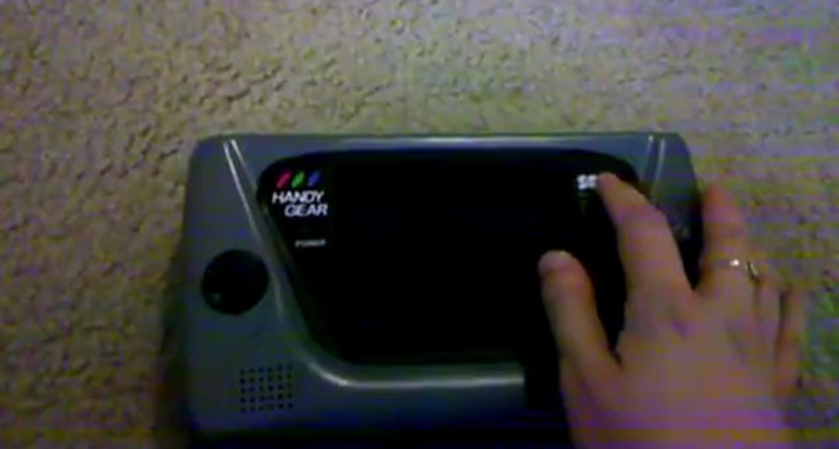 Консоль Game Gear ручной сборки