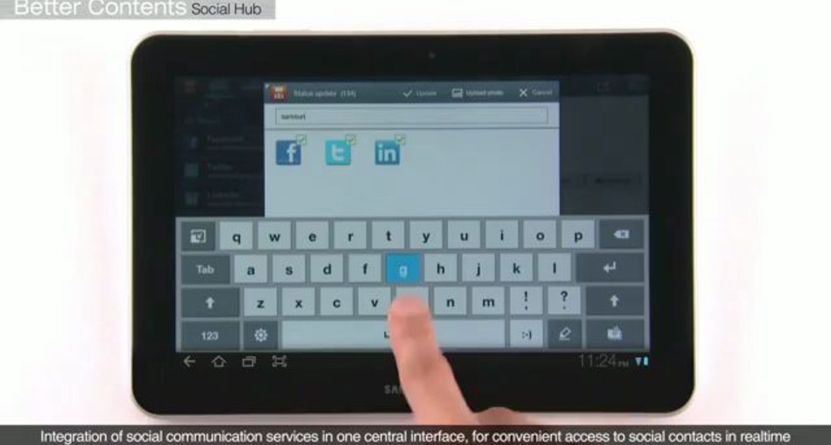Официальное демо видео Galaxy Tab 10,1