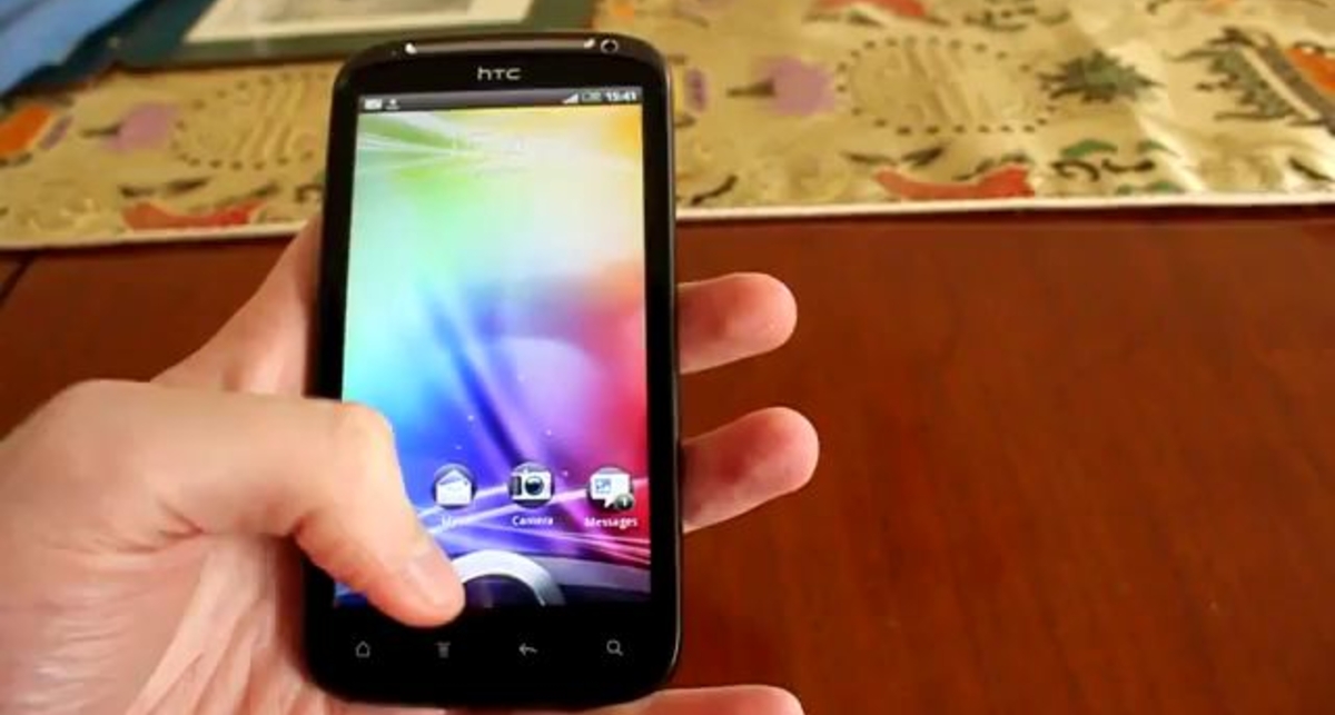 HTC Sensation - глючный экран