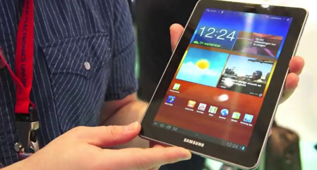 Официальный анонс планшета Samsung Galaxy Tab 7.7
