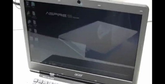Aspire Ultrabook S3 - стильный ультрабук от Acer