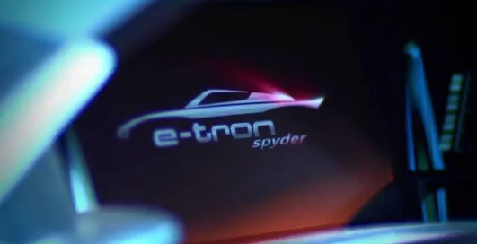 The Audi e-tron Spyder