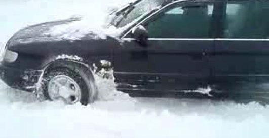 Audi A6 Quattro в действии