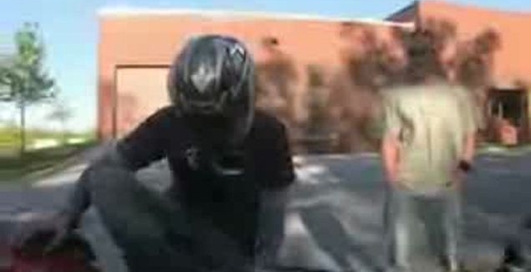 Первый раз за рулем спортбайка