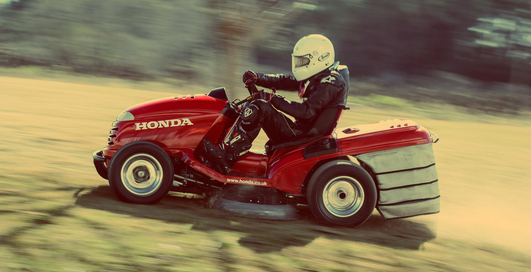 Газонокосилку Honda Mean Mower разогнали до 187 км/ч