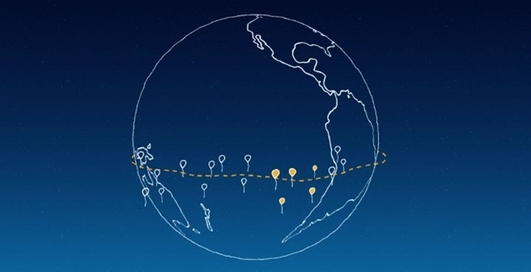 Google на воздушном шаре за 22 дня облетел планету