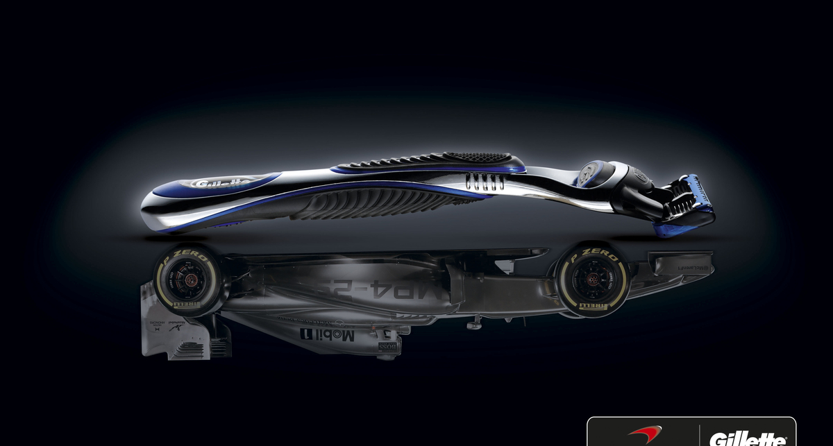 McLaren Mercedes и Gillette объявили о партнерстве