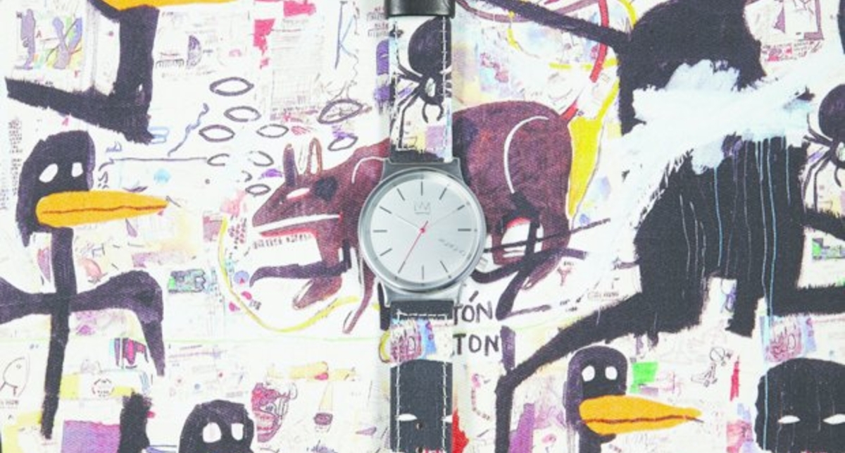 Работы Жан-Мишеля Баския украсили часы Komono