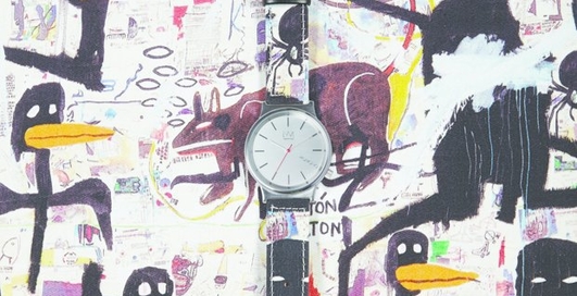 Работы Жан-Мишеля Баския украсили часы Komono