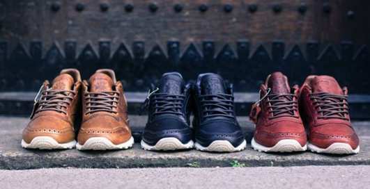 Марка Reebok показала 3 модели кожаных кроссовок