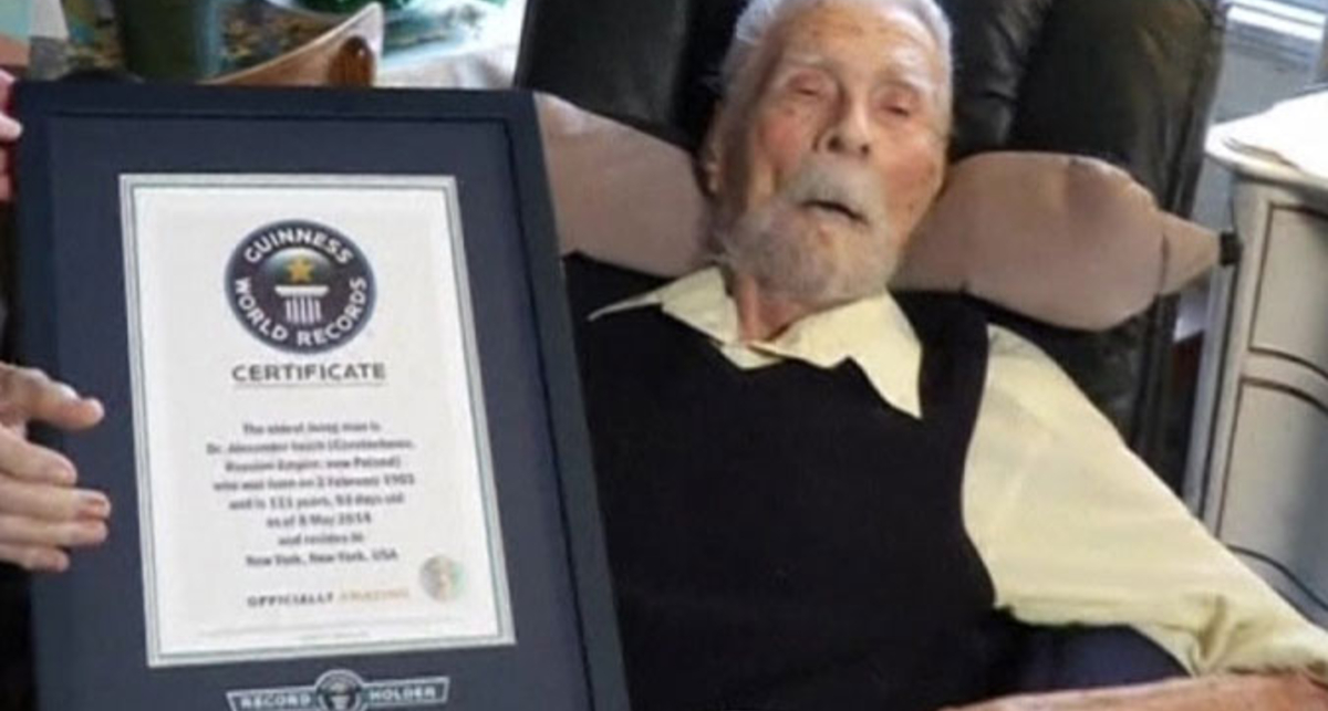 Самый старый мужчина в мире умер в возрасте 111 лет