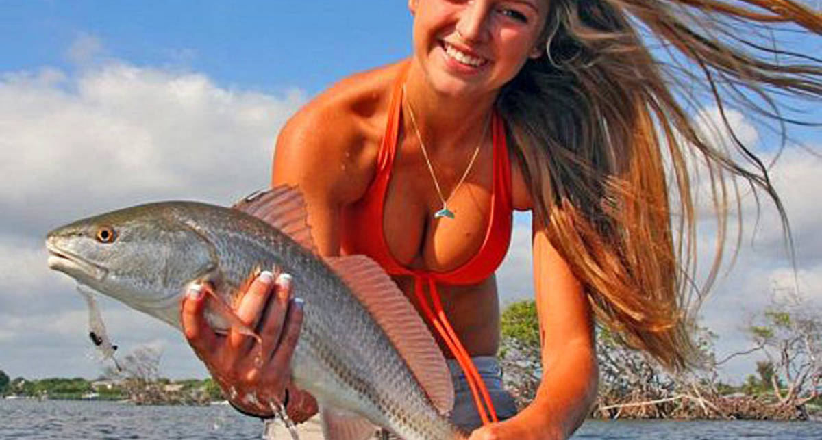 Частные снимки сексуальных девушек на рыбалке