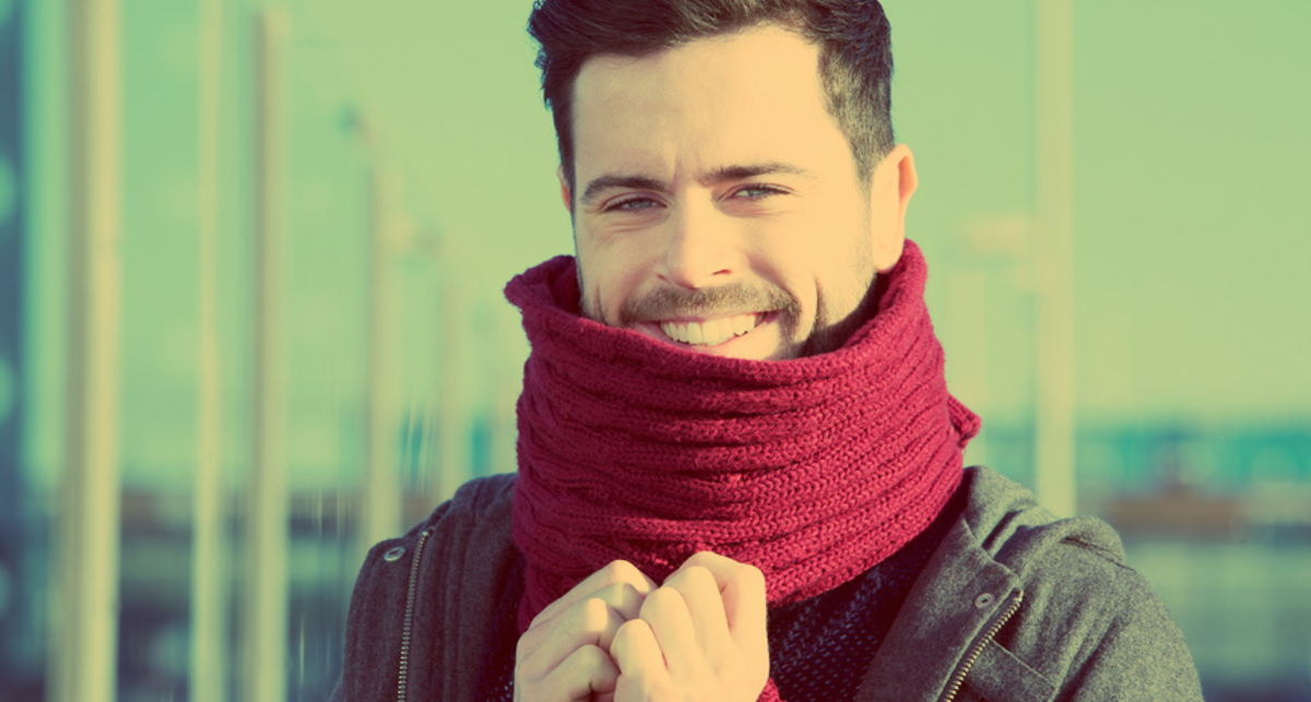 Как завязать шарф: советы для настоящих мужчин