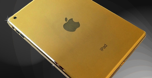 Почти золотой: Apple выпустят необычный планшет