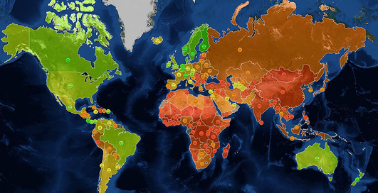 ТОП-15 карт, которые не покажут на уроках географии