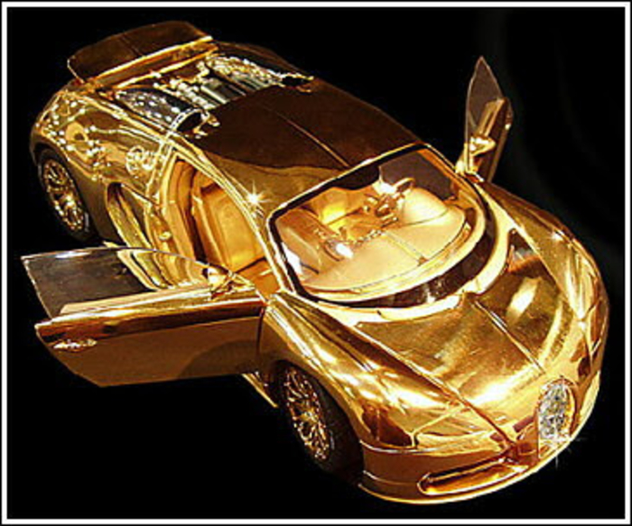 Lamborghini и Ко: 10 самых дорогих вещей из золота