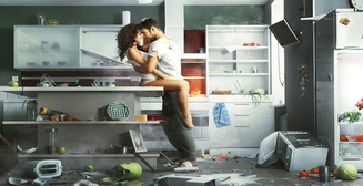 Секс на кухне: ТОП-4 горячих позы и места