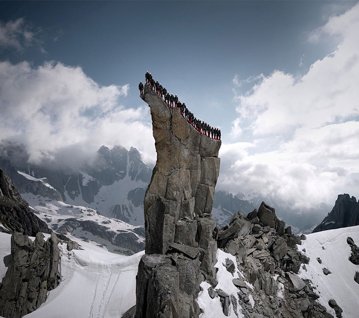 Покорение Маттерхорна: экстрим-фото швейцарских альпинистов