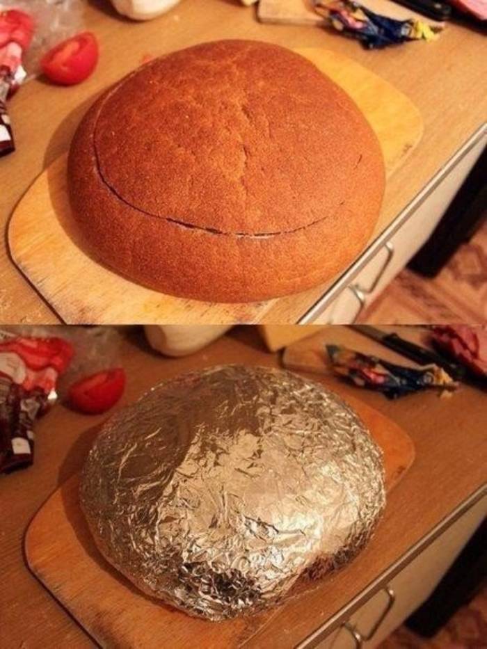 Супер-рецепт бутерброда из буханки украинского хлеба