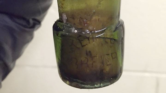 На дне океана найдена 125-летняя бутылка пива