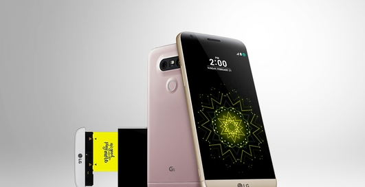 LG представила первый модульный смартфон G5