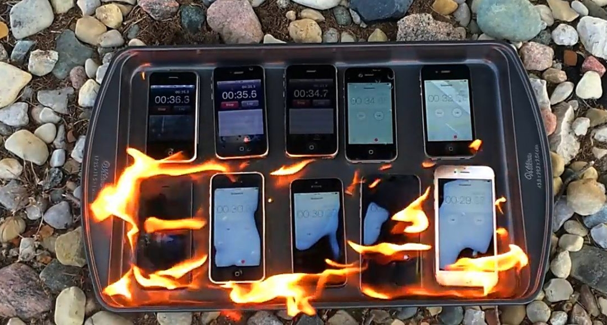 Сжечь десять iPhone: кто выживет в пламенном тесте