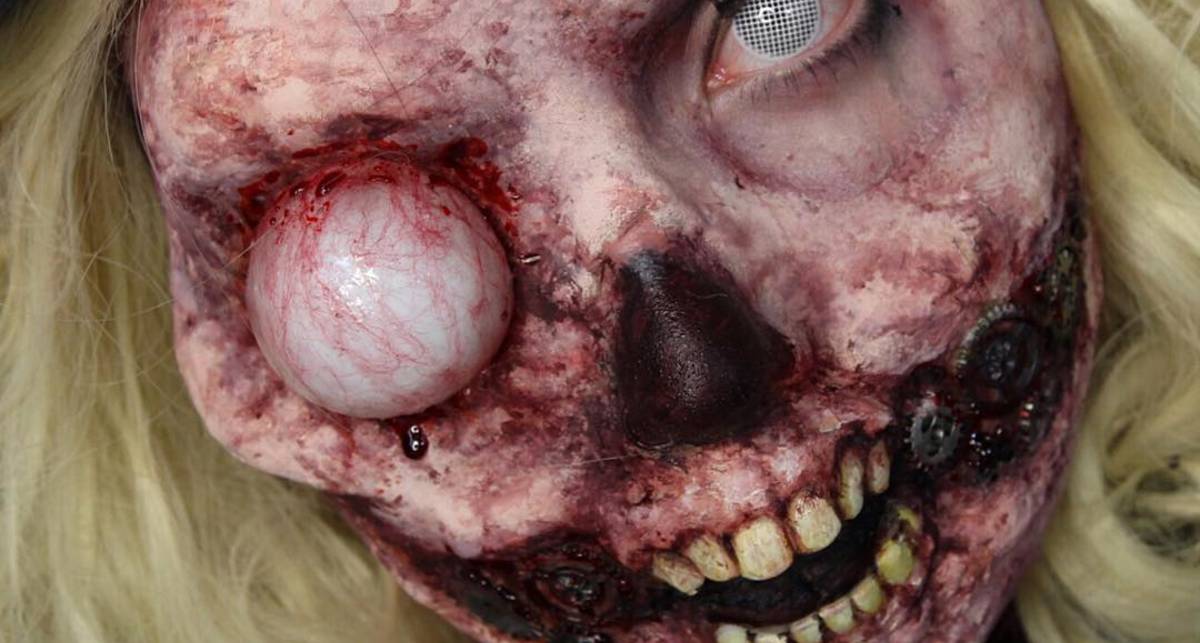 Реально ужасный макияж на Хэллоуин