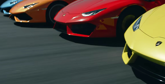 Lamborghini Huracan: эпичная реклама с крутыми суперкарами