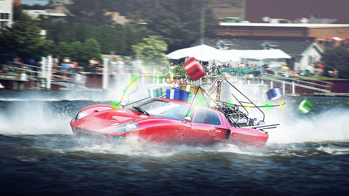 Если бы Санта вместо оленей катался на авто