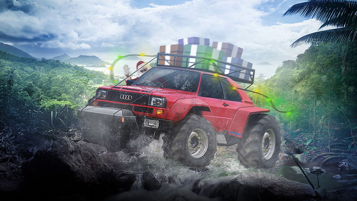 Если бы Санта вместо оленей катался на авто