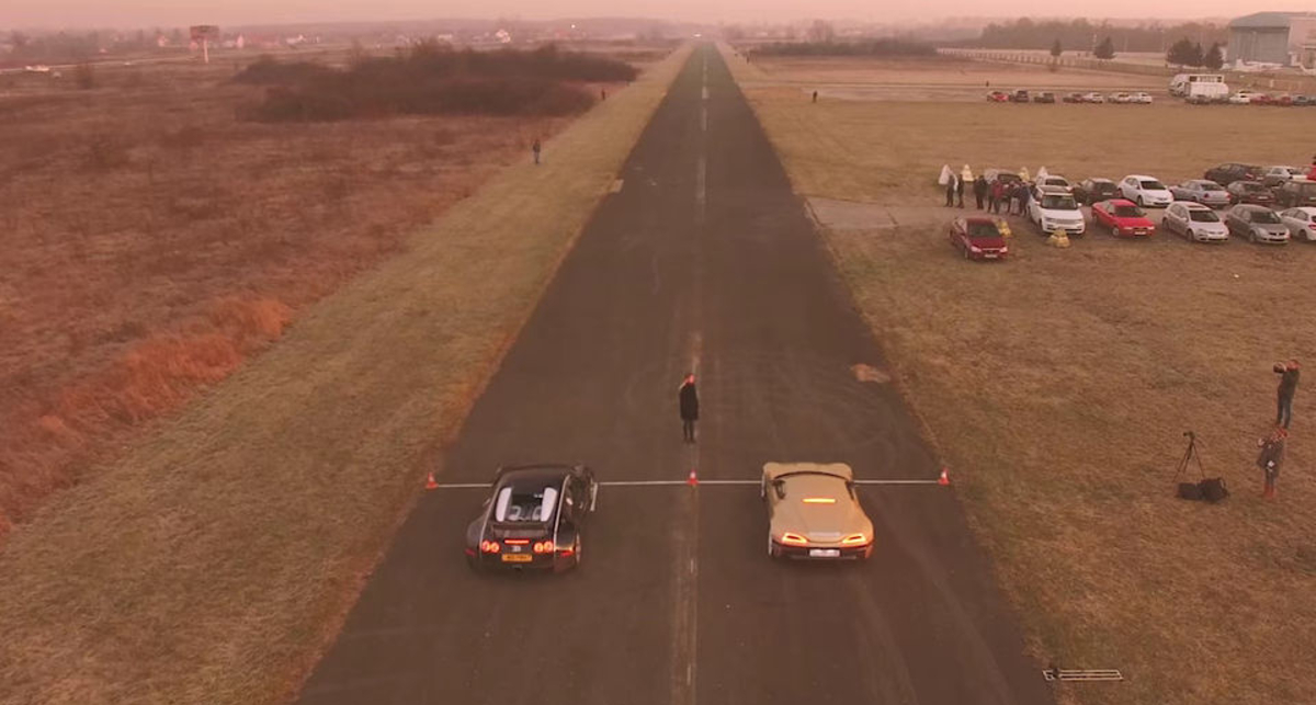 Хорватский концепт-кар порвал Bugatti Veyron