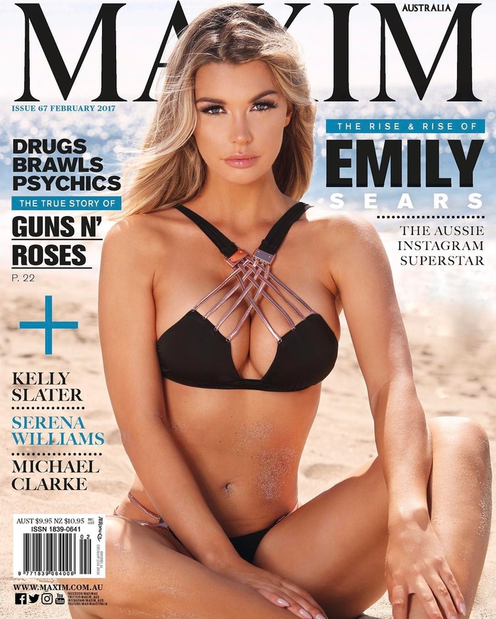Огромные задницы — фу: откровения Эмили Сирс на съемках для Maxim