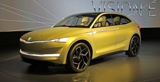 Skoda Vision E: самый прокачанный электрокар чешского бренда