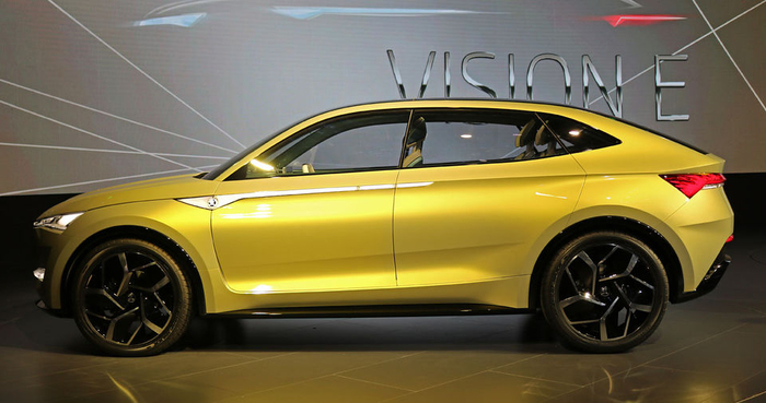 Skoda Vision E: самый прокачанный электрокар чешского бренда