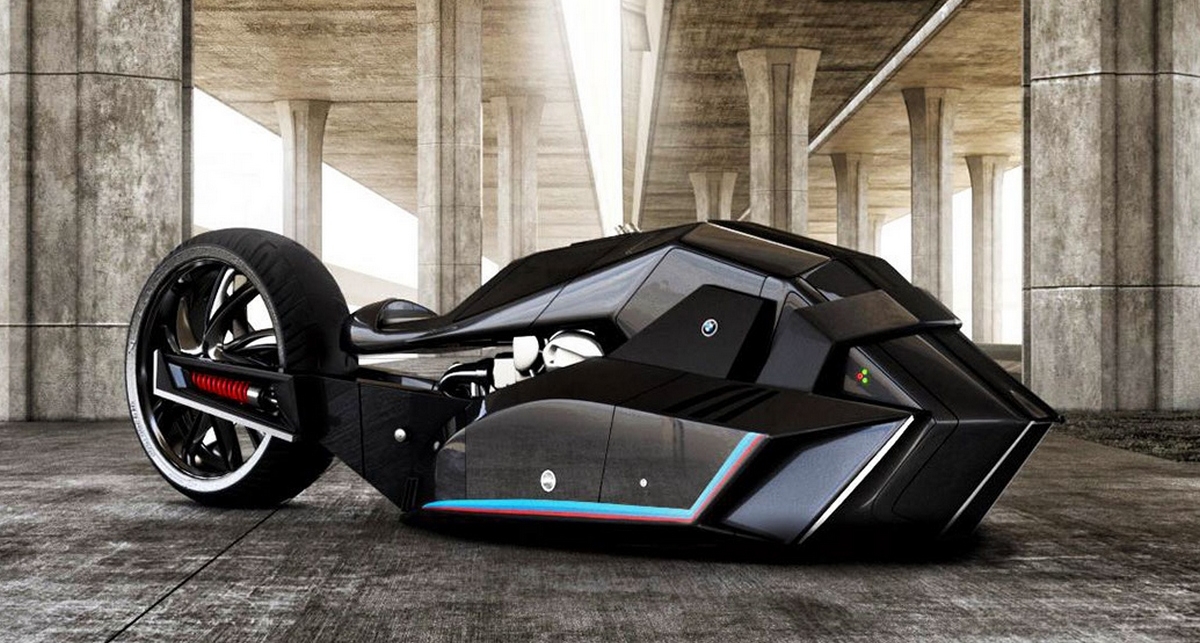 BMW Titan: футуристический байк в стиле Темного Рыцаря