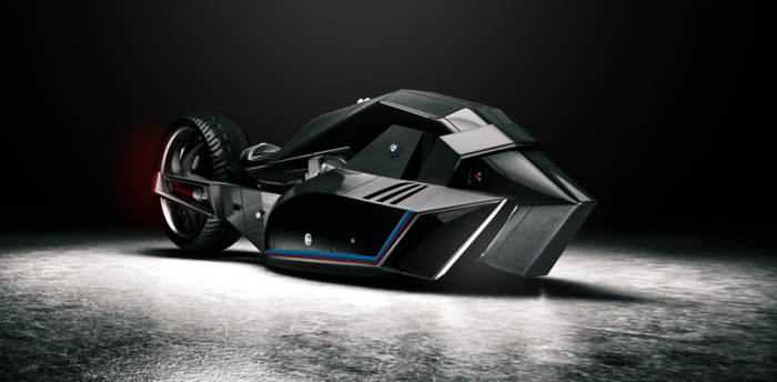 BMW Titan: футуристический байк в стиле Темного Рыцаря