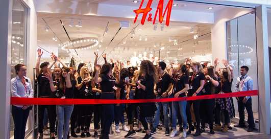 H&M назвал дату и время открытия первого магазина в Украине