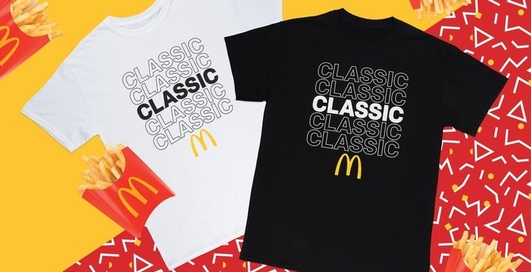 Носки и футболки: McDonald's выпустил линейку одежды